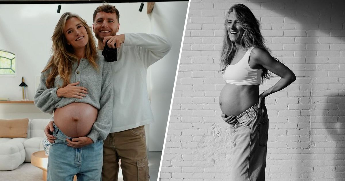 Suzan deelt foto van dikke buik: 'Net zo'n blije kerel als Freek'