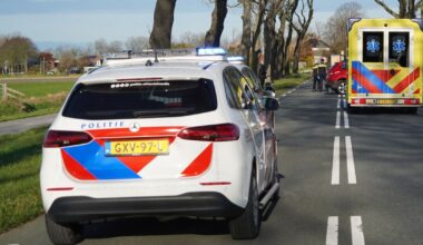 112-nieuws: Drie auto's en motorscooter botsen bij Noordwolde - RTV Noord