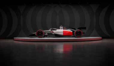 Een voorproefje van de Formule 1-auto van Audi.