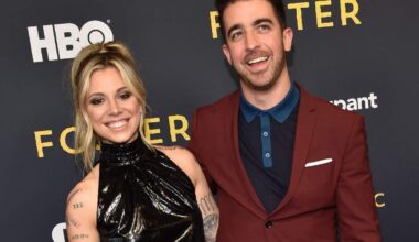 Zangeres Christina Perri en haar toekomstige ex-man Paul Costabile.