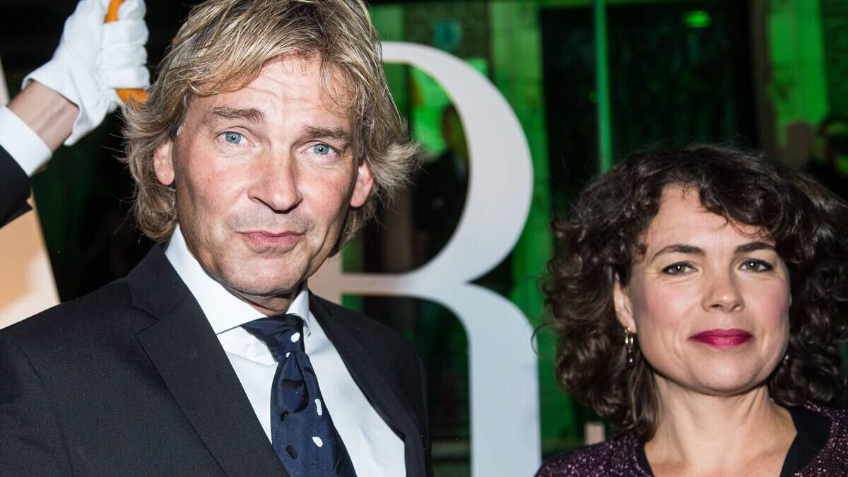 Matthijs van Nieuwkerk en Dieuwke Wynia in 2014.