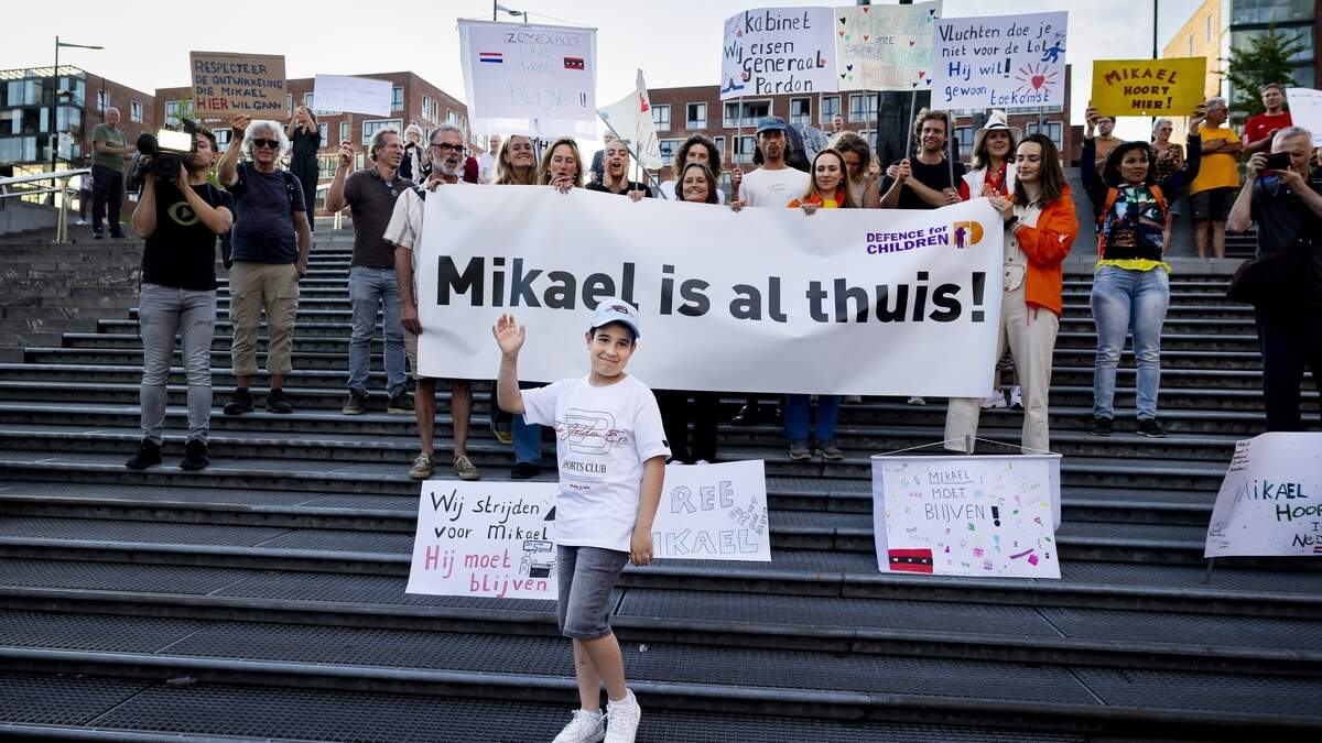2024: een solidariteitsmars voor Mikael in Amsterdam-Zuidoost.