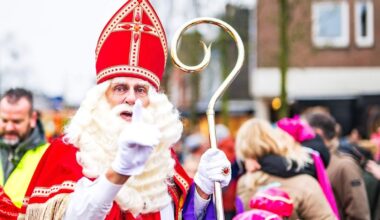 De intocht van Sinterklaas in Haren in november 2024.