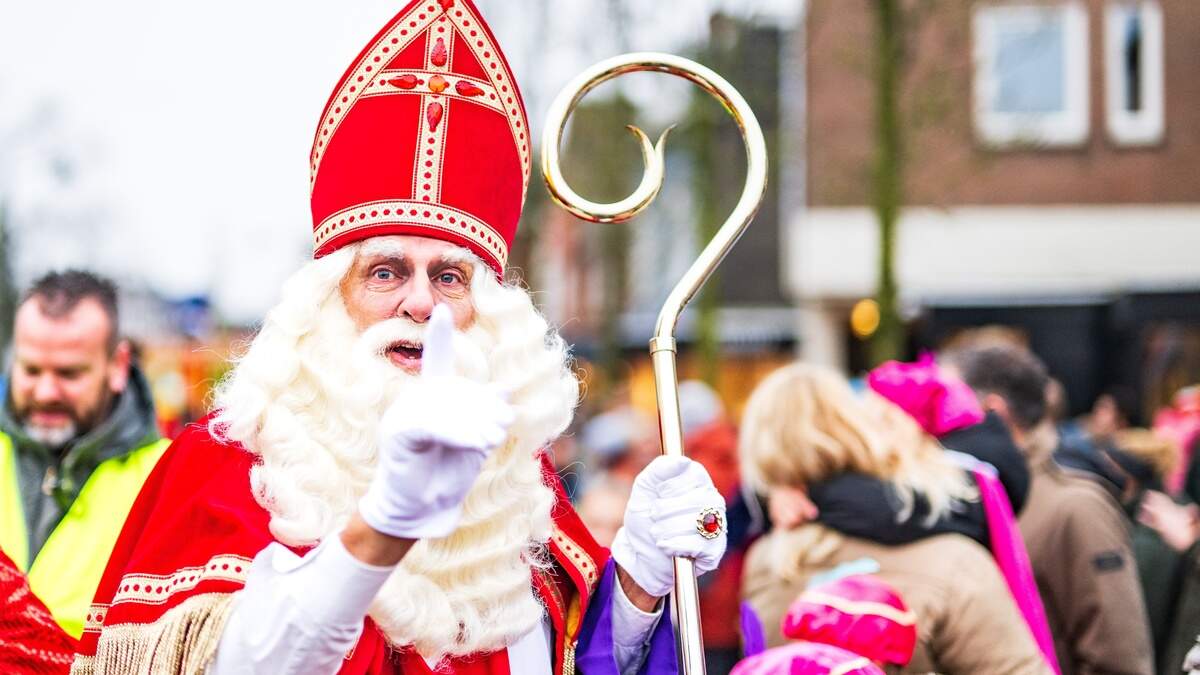 De intocht van Sinterklaas in Haren in november 2024.