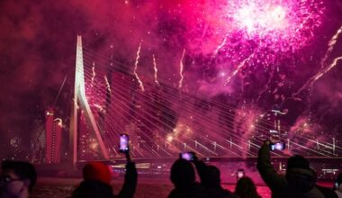 Definitief geen vuurwerk op de Erasmusbrug tijdens de jaarwisseling