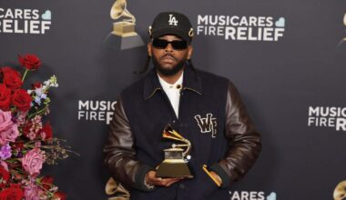 Grote kanshebber dit jaar is Kendrick Lamar, die met maar liefst negen nominaties de lijst aanvoert.