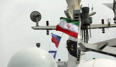 Beeld ter illustratie: een schip van het Iraanse leger