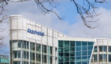 Mondiale hoofdkantoor van AkzoNobel Center op de Zuidas,