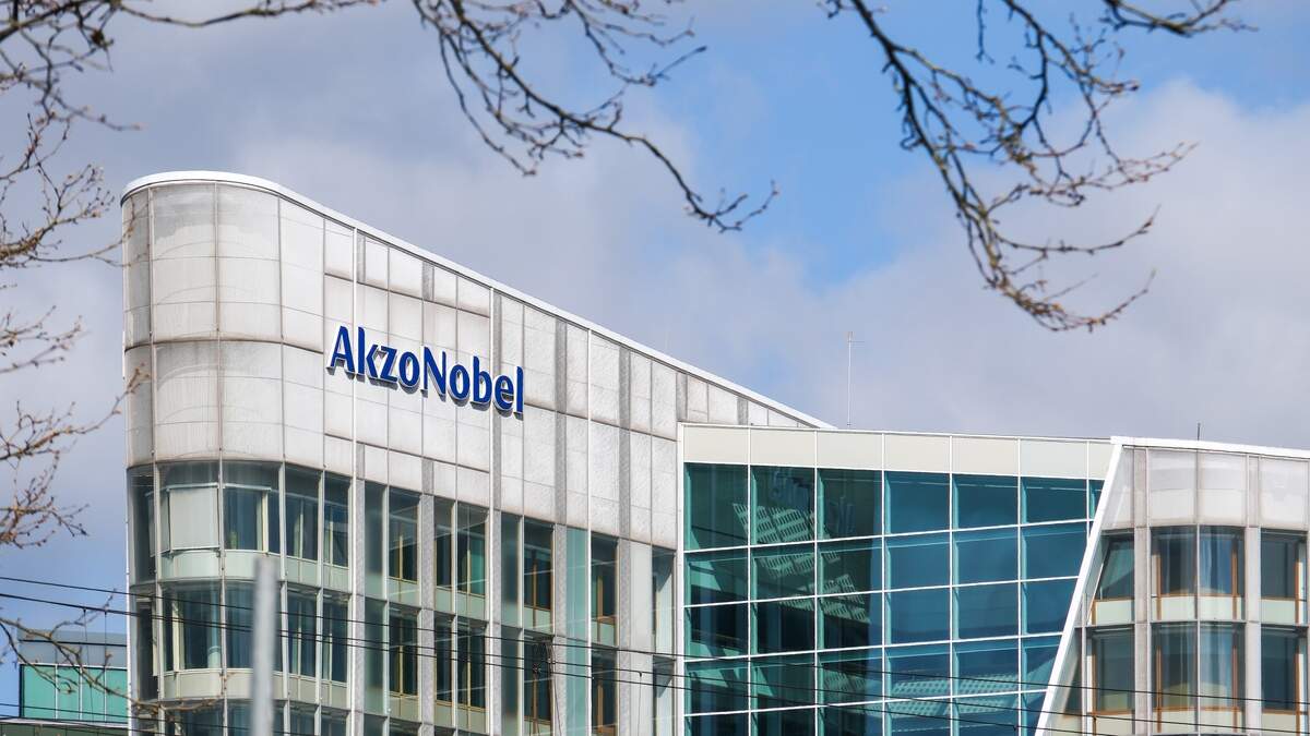 Mondiale hoofdkantoor van AkzoNobel Center op de Zuidas,