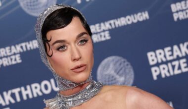 Katy Perry in april van dit jaar.