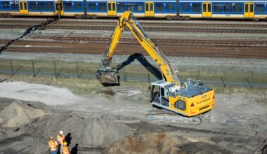 Meer nieuwbouw langs het spoor dankzij stillere treinen