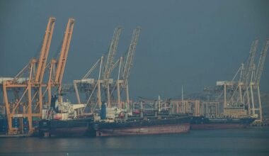 De havenstad Khor Fakkan.