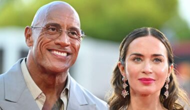 Dwayne Johnson en Emily Blunt (rechts) speelden samen in Jungle cruise.
