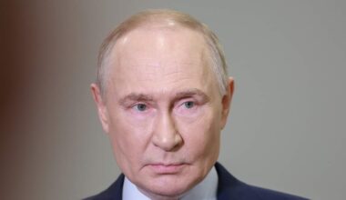 De Russische despoot Vladimir Poetin.