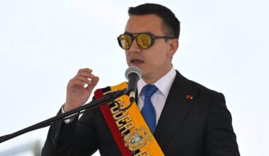 De president van Ecuador, Daniel Noboa, zegt op X de leider van ’s lands grootste drugskartel te hebben gearresteerd.