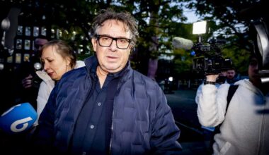 Marco Borsato bij de rechtszaak in Utrecht.