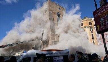 Middeleeuwse toren in Rome deels ingestort, meerdere gewonden