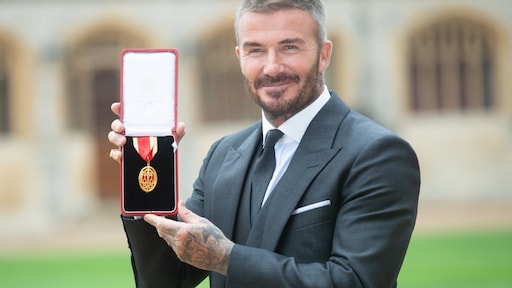 David Beckham geridderd door koning Charles: 'Beter wordt het niet'
