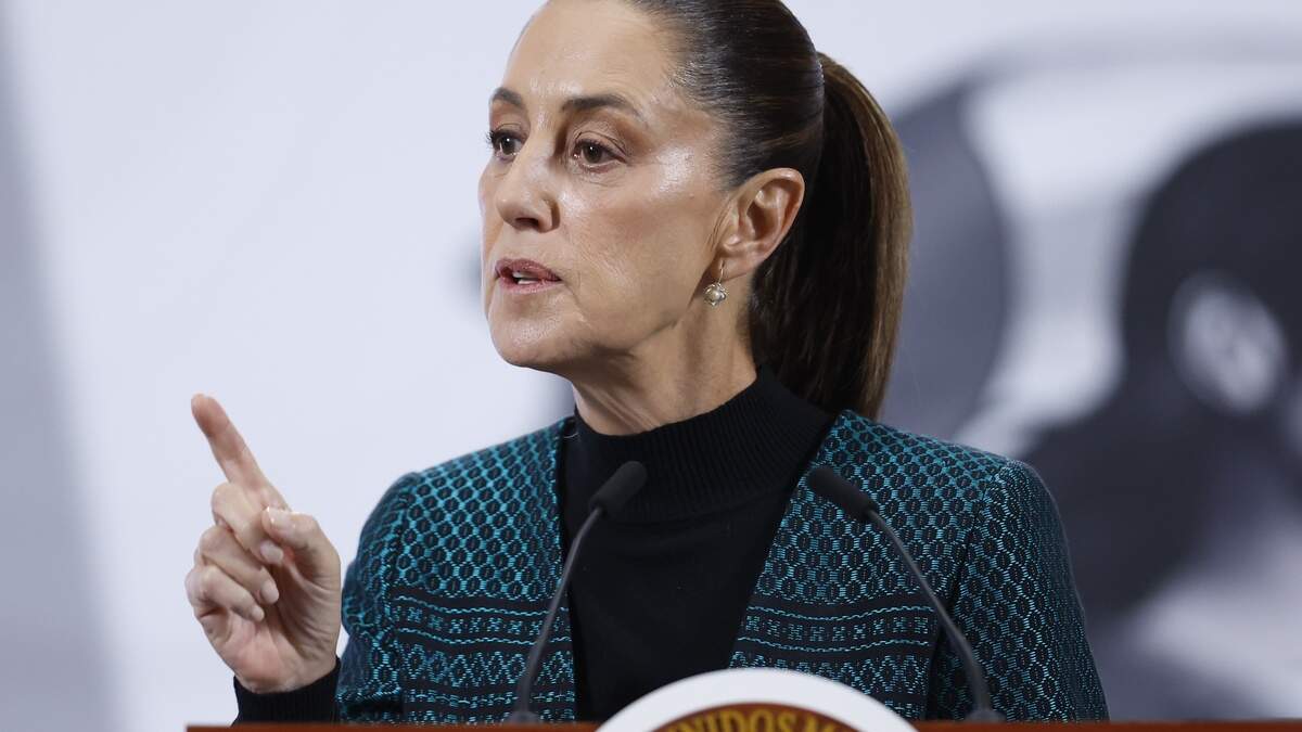 De Mexicaanse presidente Claudia Sheinbaum.