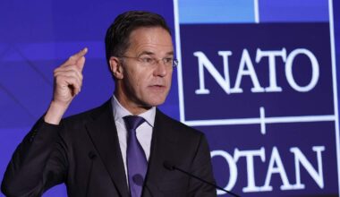 Mark Rutte, de secretaris-generaal van de NAVO.
