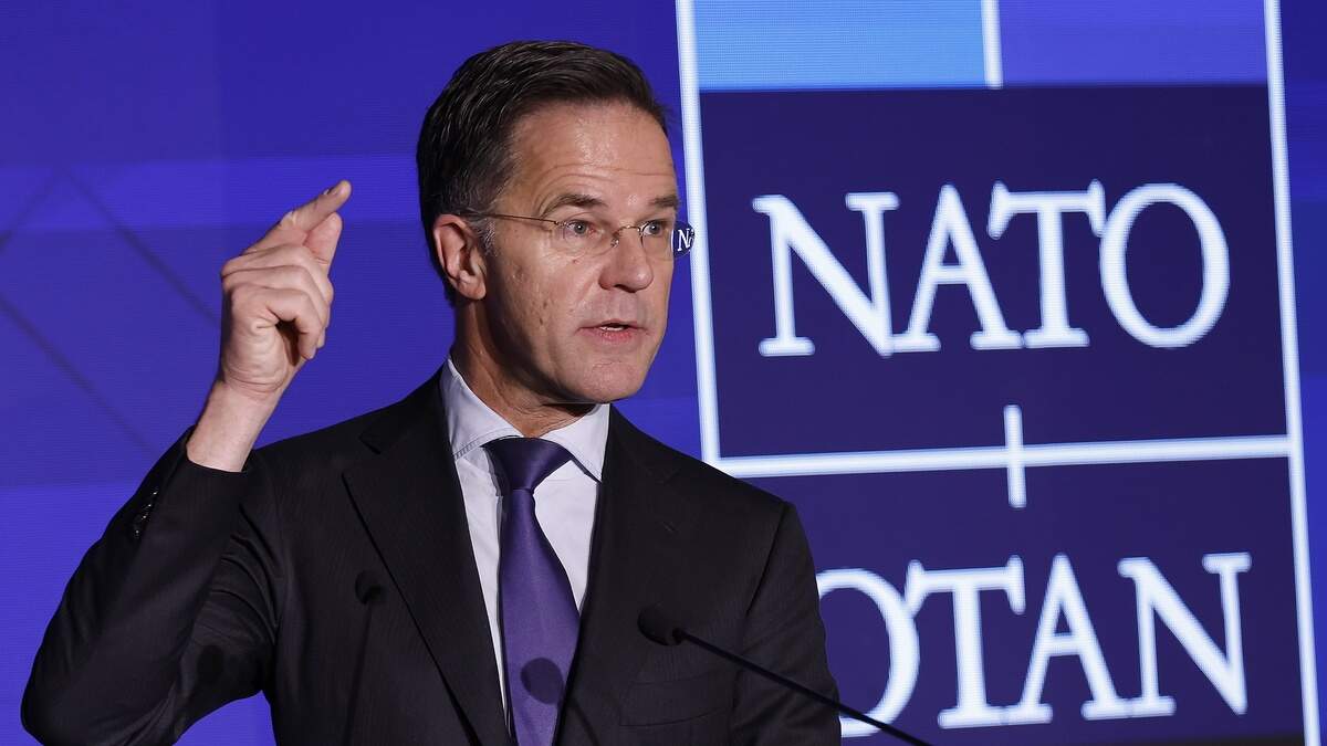 Mark Rutte, de secretaris-generaal van de NAVO.