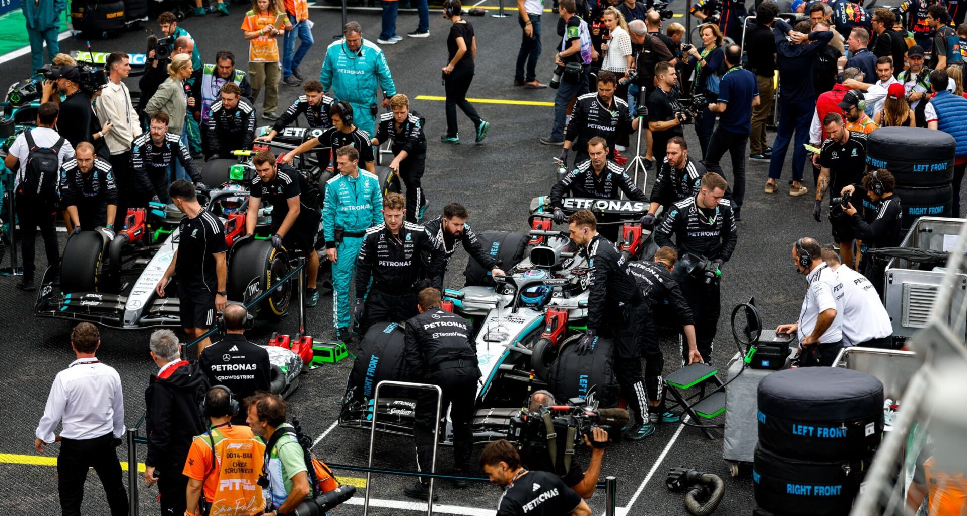 Startopstelling GP van São Paulo: Norris op pole, Verstappen vanuit de pitstraat