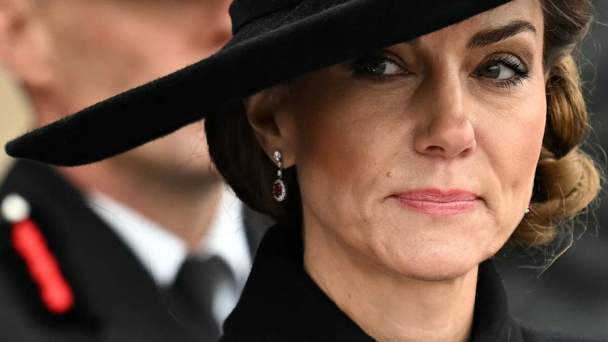 Prinses Catherine tijdens Armistice day.