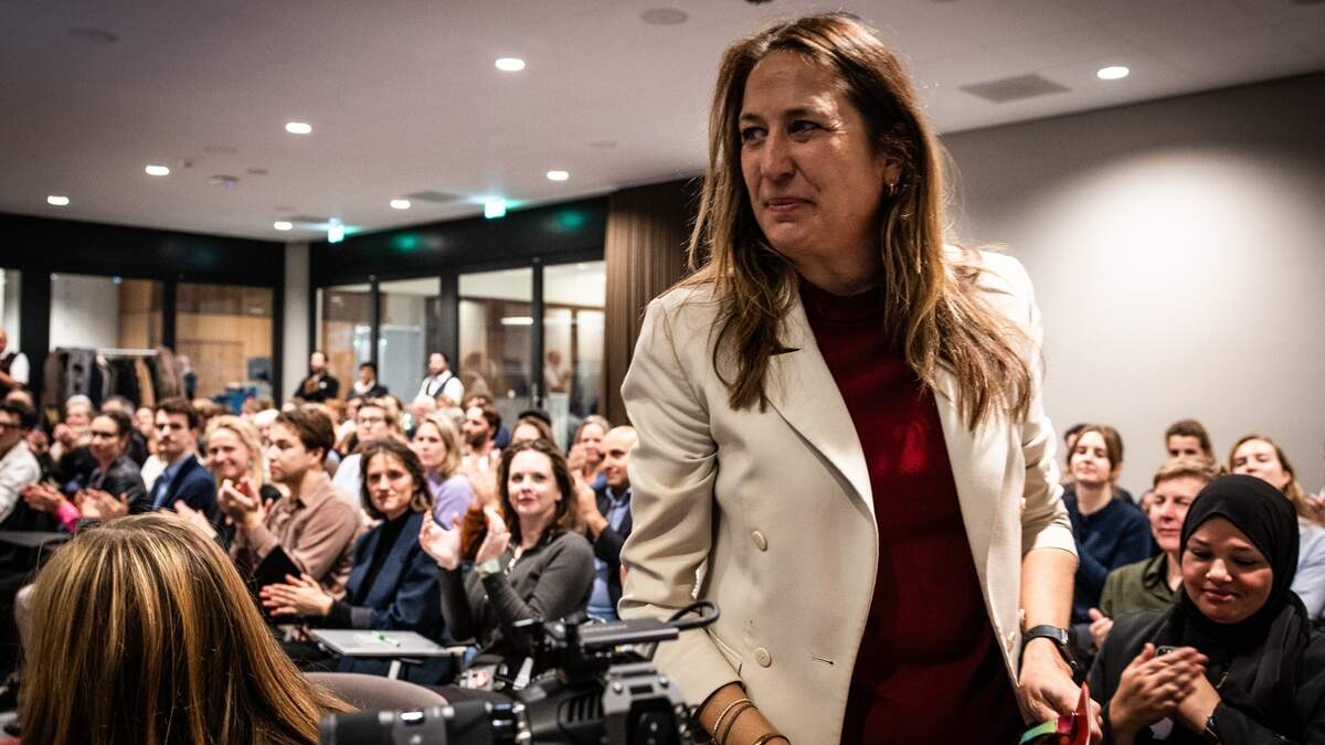 Marjolein Moorman nam woensdagavond afscheid van de Amsterdamse politiek.