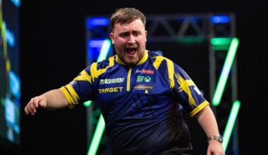 Luke Littler was de beste op de Grand Slam of Darts.