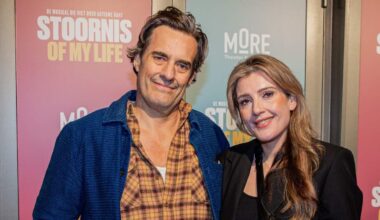 Vincent Croiset met zijn partner Tina de Bruin 