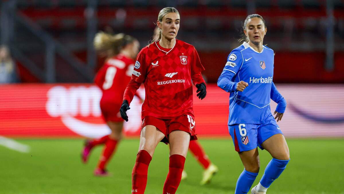Jill Roord kan FC Twente ook niet redden.