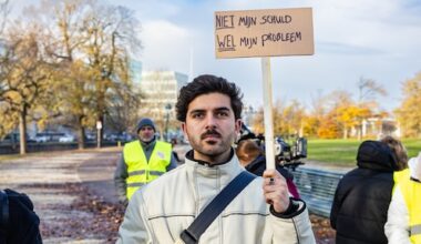 Jongeren de straat op voor erkenning toeslagenschandaal
