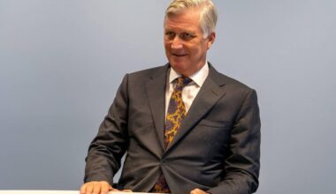 Belgische koning bezoekt moskee in Caïro