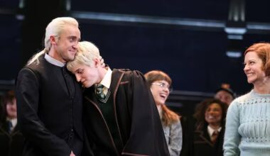 Nederlandse Harry Potter-acteurs ontmoeten Tom Felton op Broadway