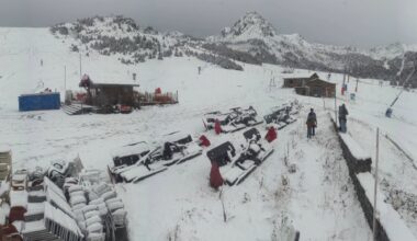 Eerste sneeuwdump van de winter voor dit kleine Europese land