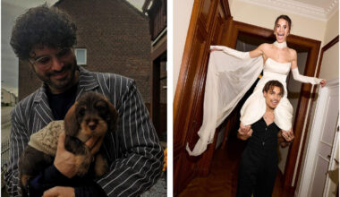 BV Hotspot. Harige gezinsuitbreiding bij Riadh Bahri en Lize Feryn deelt foto’s van huwelijk