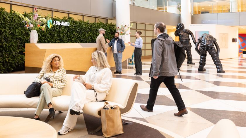 ABN AMRO logo , Naar homepage abnamro.com