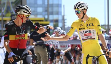 UAE Emirates XRG hield geheim knieprobleem Tadej Pogačar in Tour