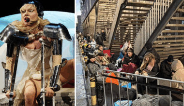 Al sinds maandagavond mensen in de rij voor Lady Gaga aan de AFAS Dome: “Gelukkig mochten we in de garage van een vriendelijke vrouw slapen”