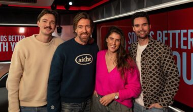 Bram, Mattie, Marieke en Domien dit jaar in de Q-escape room