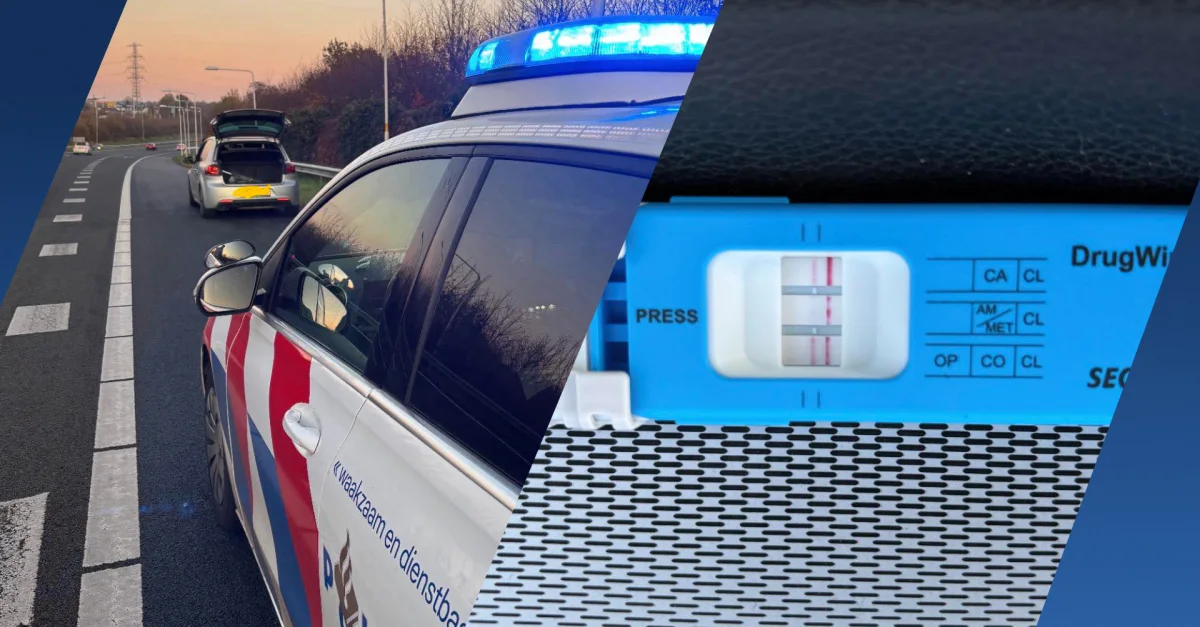 Vader onder drugs op A79, kind van 6 zit naast hem in de auto