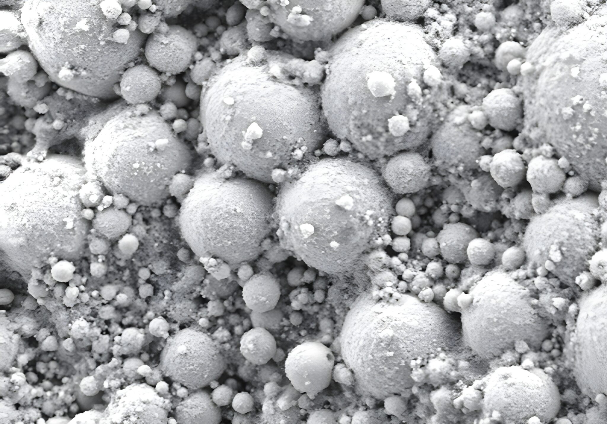 De endosporen van Binghamton op nanoschaal. Credit: Binghamton