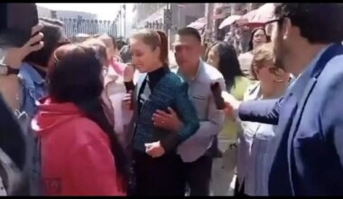 President Sheinbaum van Mexico werd op straat aangerand.