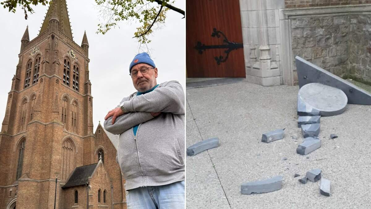 Geert (66) vindt beeld van z’n dochter in stukken aan kerk: “Haar hoofd hebben ze meegenomen”