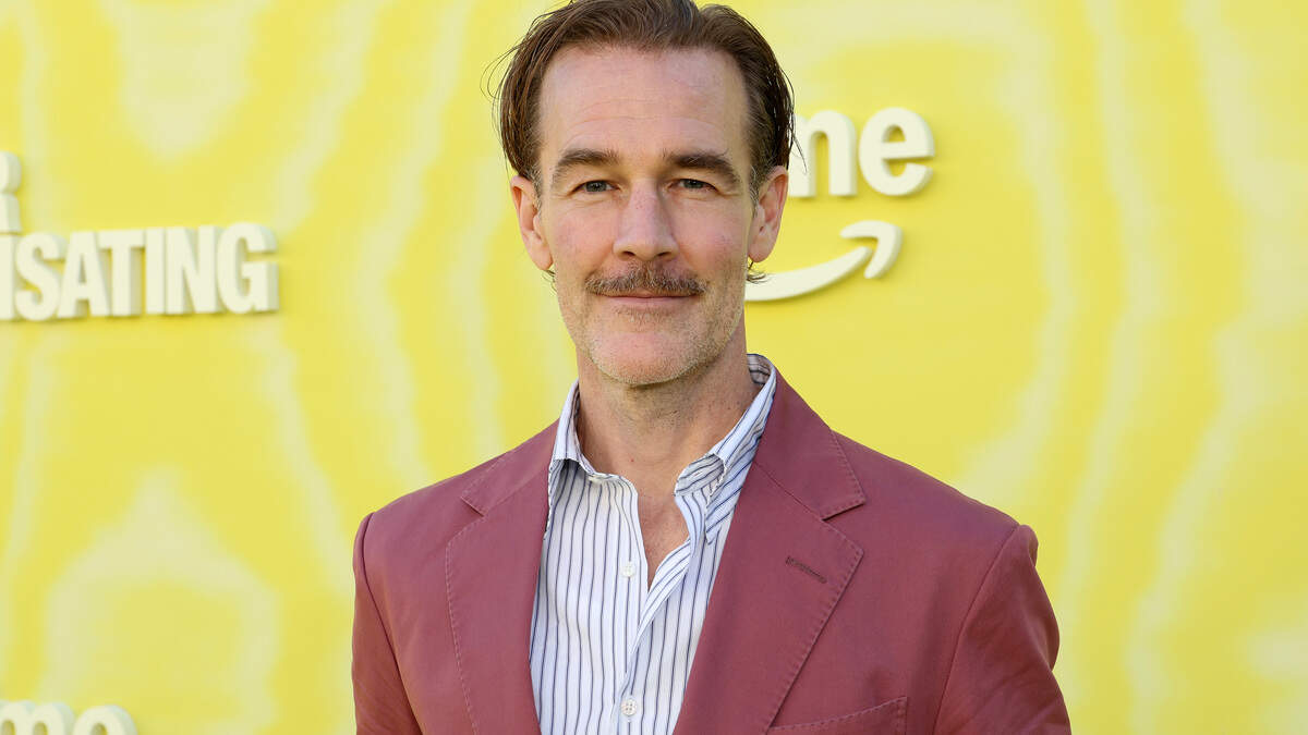 James Van Der Beek in mei van dit jaar.