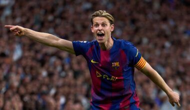 Hansi Flick heeft het na rode kaart voor Frenkie de Jong bij FC Barcelona meteen over hem