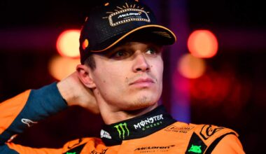 Lando Norris baalt in Las Vegas.