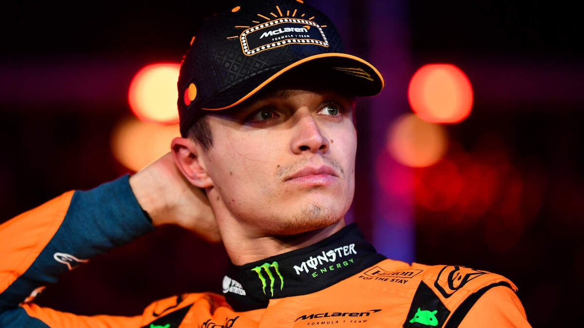 Lando Norris baalt in Las Vegas.