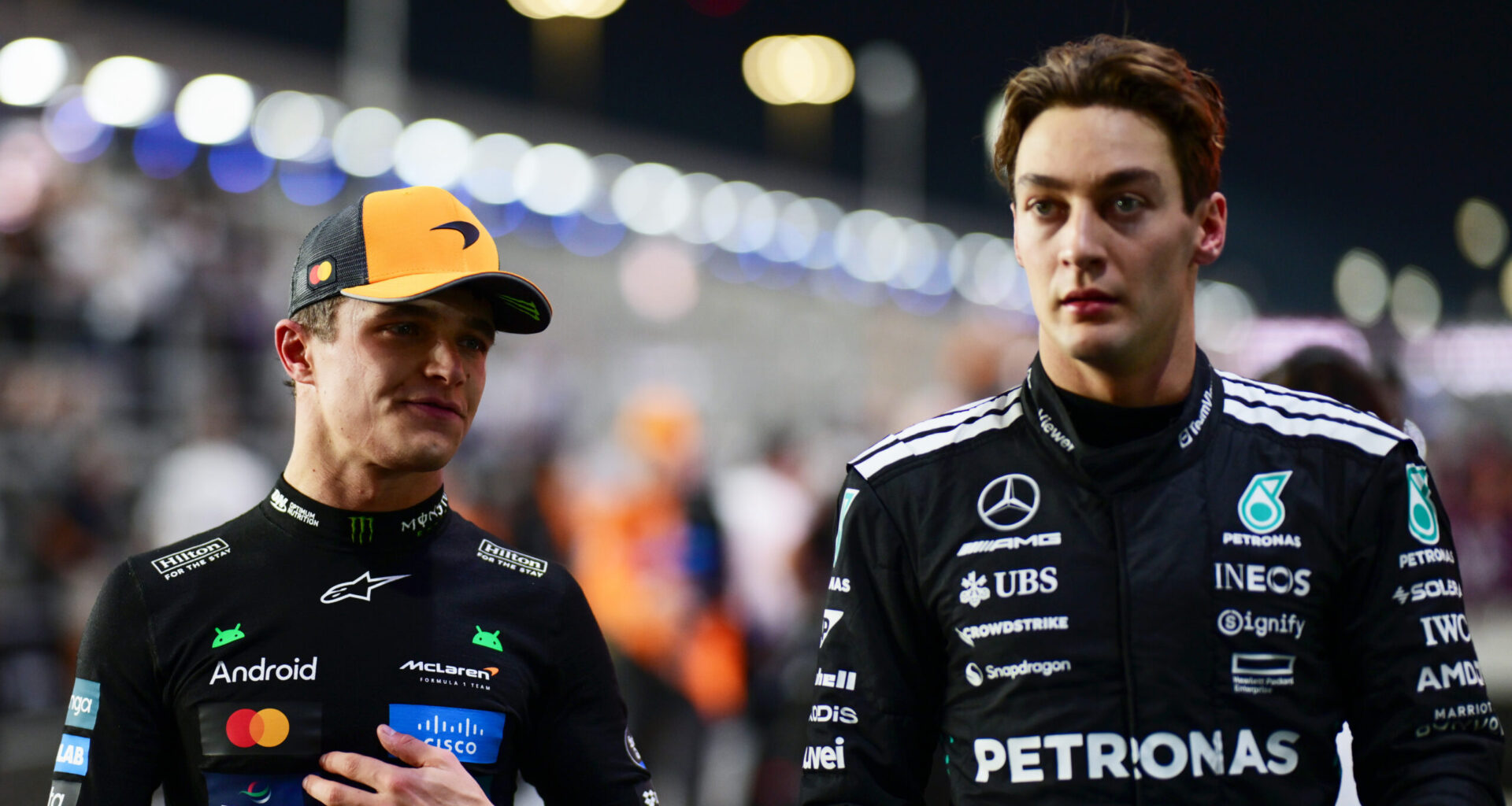 VIDEO | Russell confronteert Norris in persruimte: 'Totale onzin'