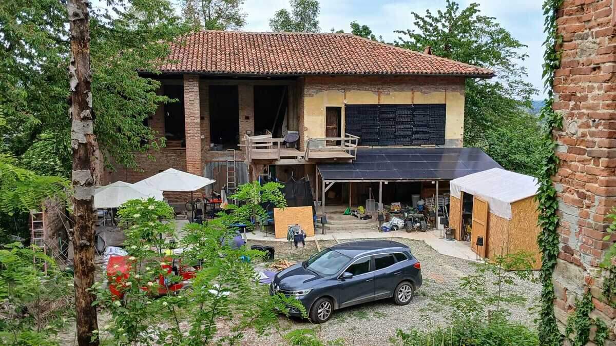 Het afgelegen huis van Timmermans in Lauriano.